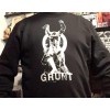 GRUNT "Man without heart" college shirt XXL